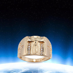 Ring ~ Jesus Christ ~ 14K GF ~  For Him